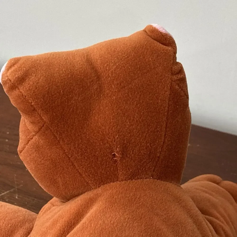Vintage Tonka Pound Puppies Purries Brown Orange Cat Plush Animal 1980s Toy
